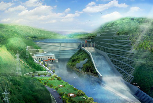镜铁区老挝南塔河1号水电站项目